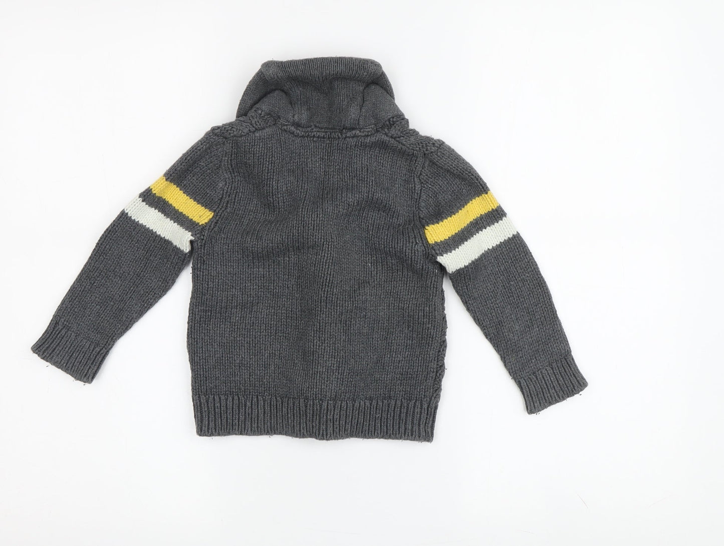 Gap Boys Grey Cable-Knit Cardigan 12-18 Months