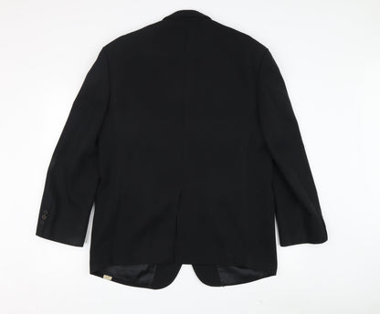 London Men's Black Blazer, Size 38, Two-Button