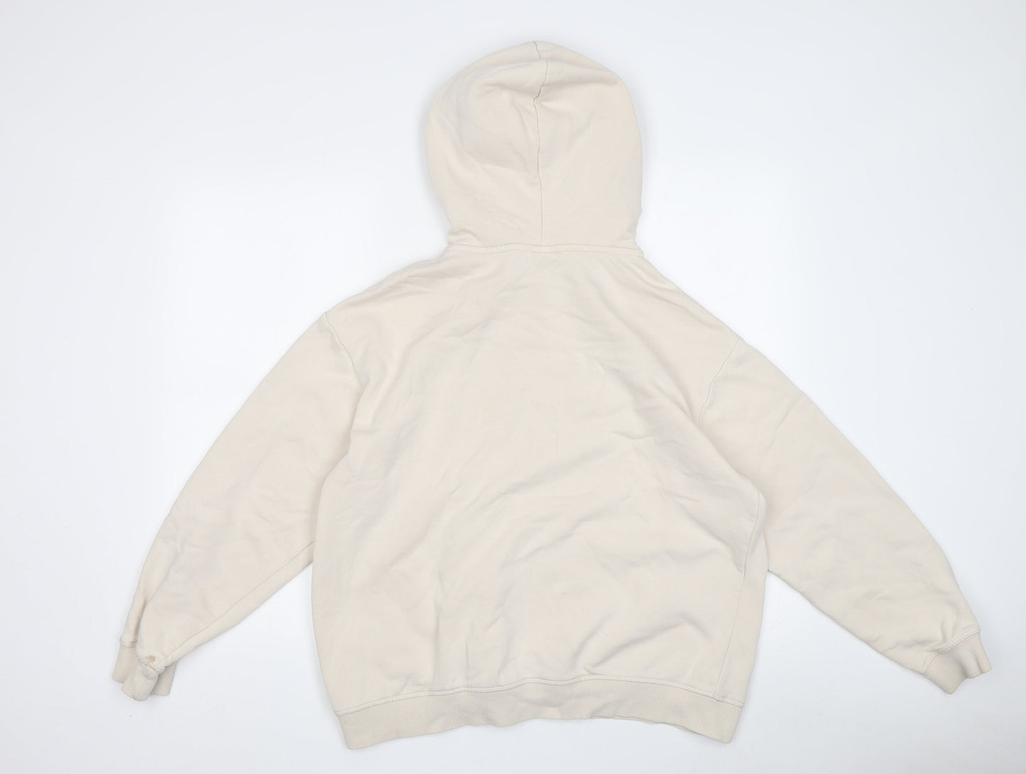 Unisex Adults UK Size S Disney Beige Pullover Hoodie