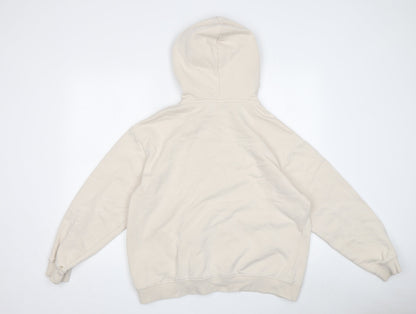 Unisex Adults UK Size S Disney Beige Pullover Hoodie