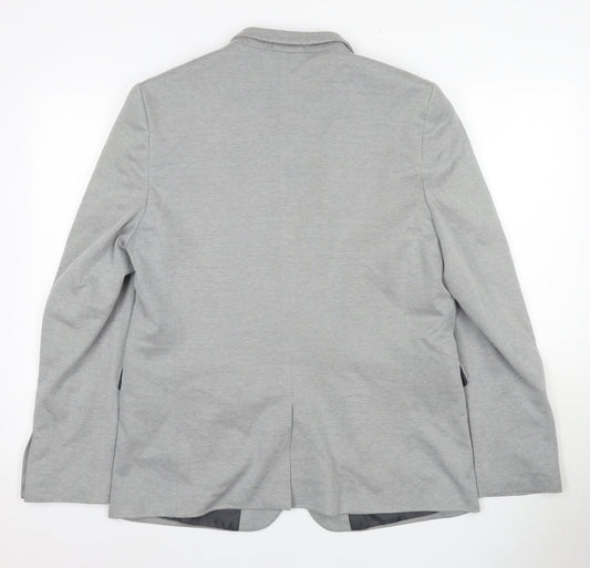 Mens UK Size 44 Burton Regular Grey Suit Jacket