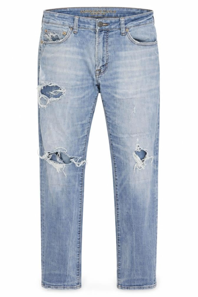Mens UK Size 33 American Eagle Slim Fit Skinny Blue Jeans
