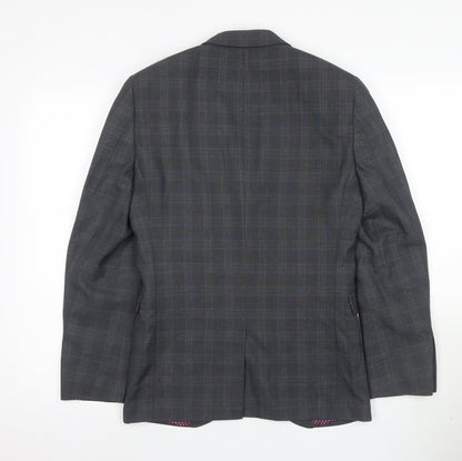 Mens UK Size 34 NEXT Regular Grey Suit Jacket