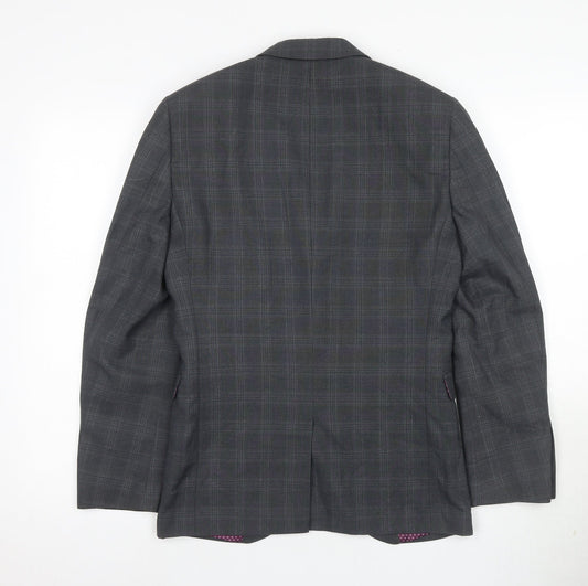Mens UK Size 34 NEXT Regular Grey Suit Jacket