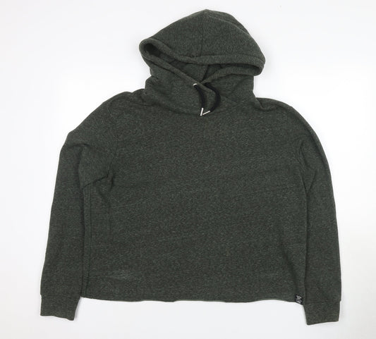 Superdry Women's Green Pullover Hoodie - XL