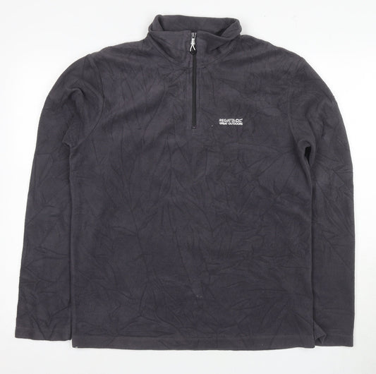Mens UK Size M Regatta Black Pullover Sweatshirt