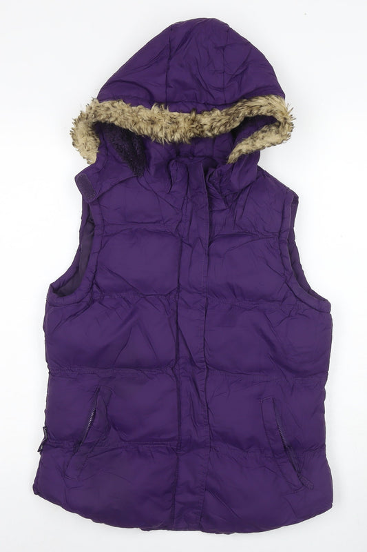 Mountain Warehouse Puffer Jacket Women Purple Size 10