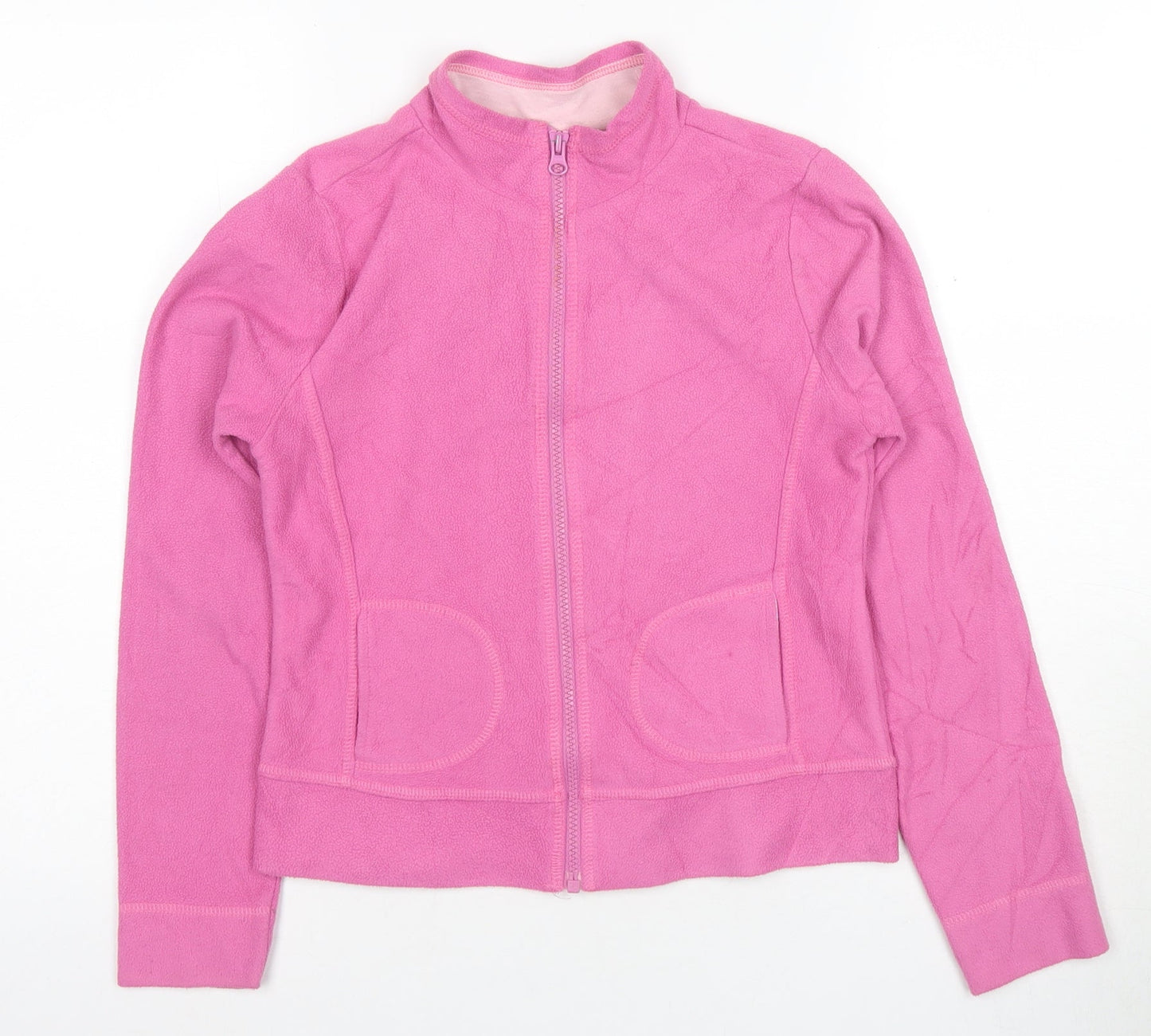 Cherokee Girls Pink Fleece Jacket, Size 12-13 Years