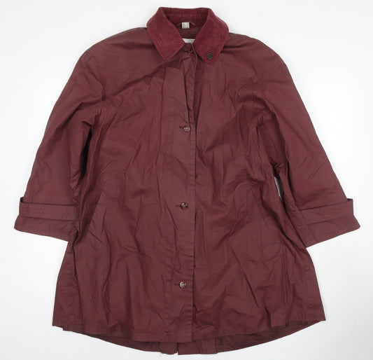 Aquabury Women's Brown Overcoat, Size 10