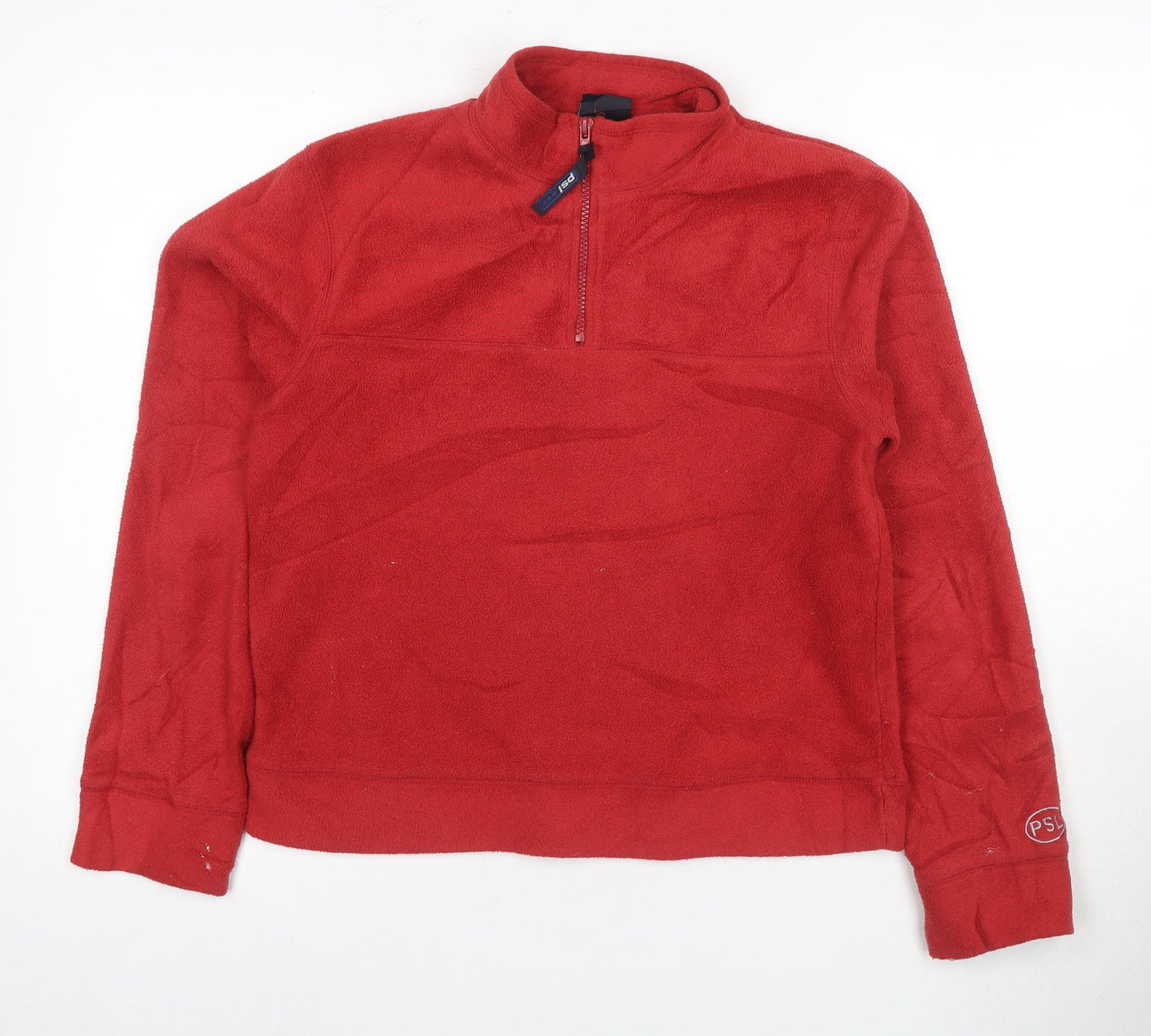 PSL Unisex Red Fleece Sweatshirt Size 12