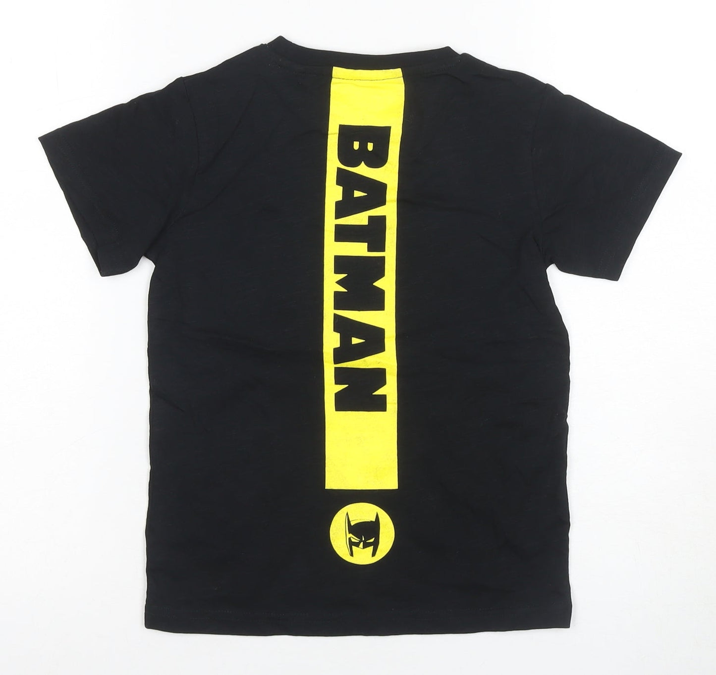 Next Boys Batman Black T-Shirt 6-7 Years Graphic Short Sleeve