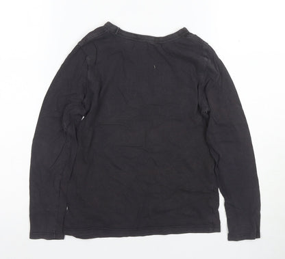 H&M Boys Batman Black Long Sleeve T-Shirt 7-8 Years