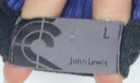 John Lewis Men's Black High Neck 7XL Full Zip Jumper