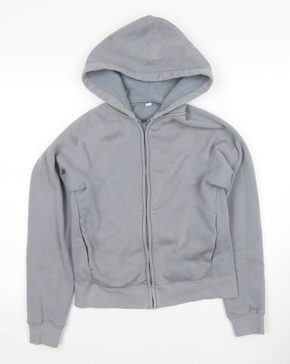 Uniqlo Women's Grey XS Full Zip Hoodie
