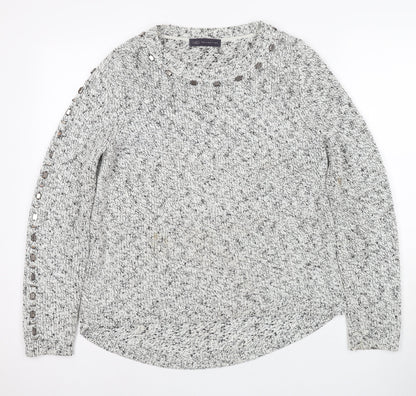 Womens UK Size 14 Marks and Spencer Grey Pullover Jumper