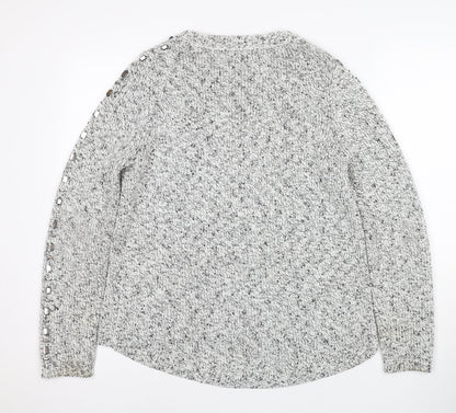 Womens UK Size 14 Marks and Spencer Grey Pullover Jumper