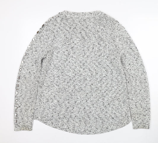 Womens UK Size 14 Marks and Spencer Grey Pullover Jumper