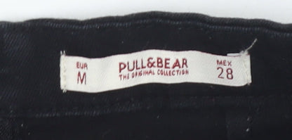 Pull&Bear Women's Black Short Pencil Skirt, Size 10