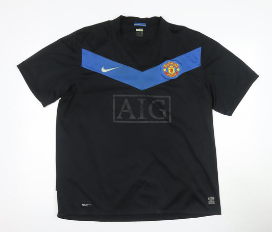 Nike Men's Black Football T-Shirt - Size M