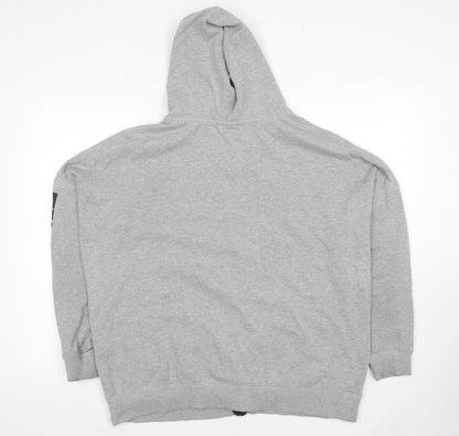Everlast Grey Full Zip Hoodie Unisex Adults Size 14