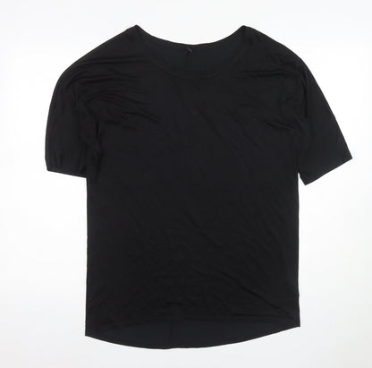 Uniqlo Black T-Shirt, Unisex, L, Basic, Casual Style