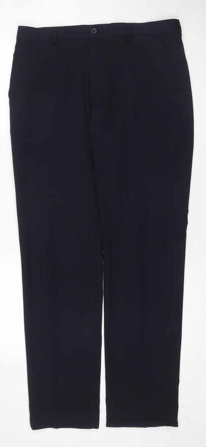 Marks and Spencer Men's Black Dress Pants 34 Regular