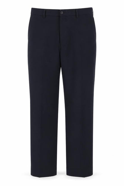Mens UK Size 34 Marks and Spencer Regular Fit Dress Pants Black Trousers