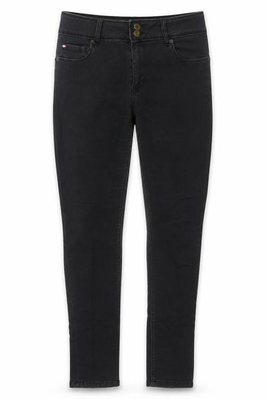 Front view of Lee Cooper Women’s Black Skinny Jeans, size L