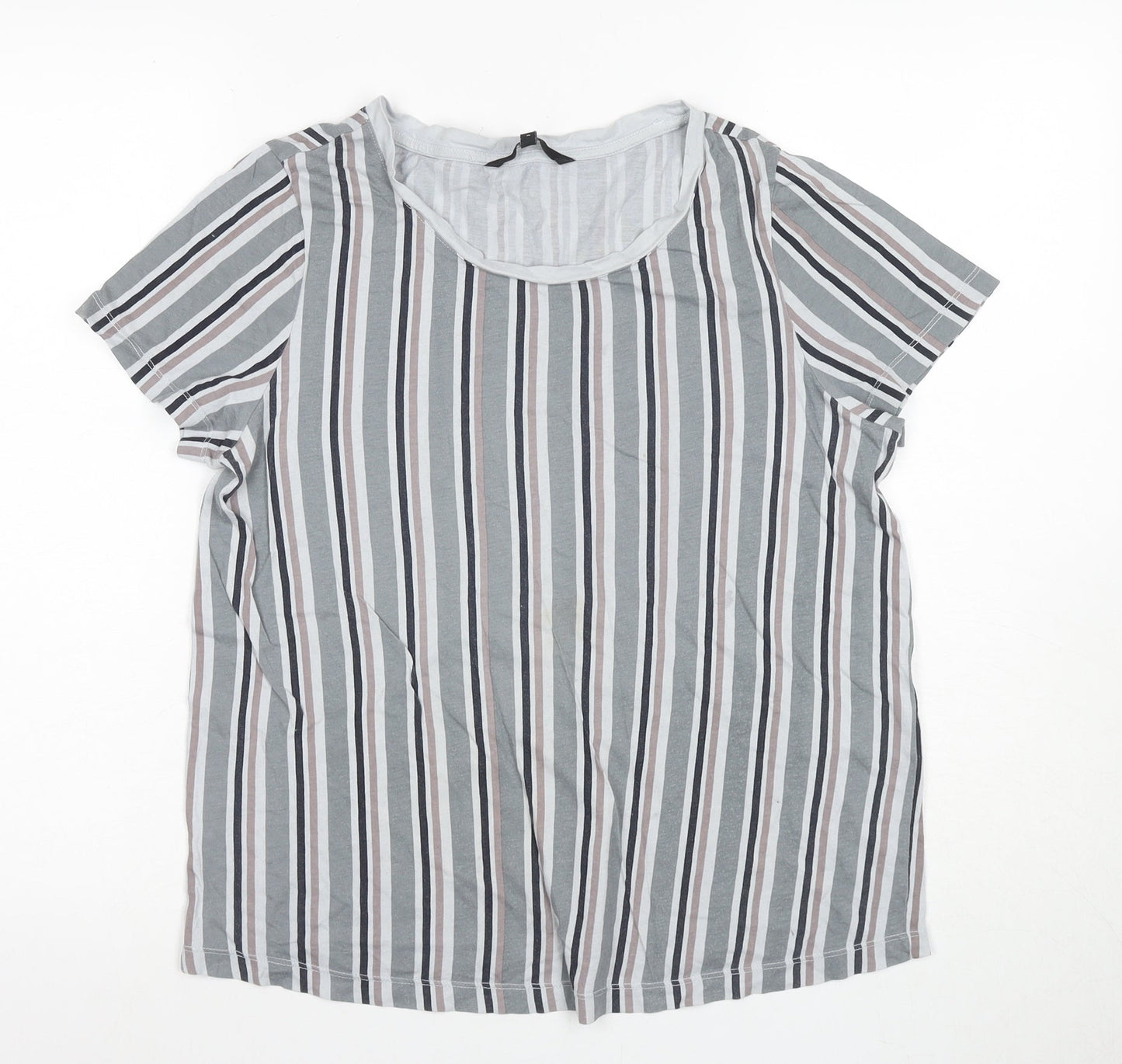 Vero Moda Women's Striped T-Shirt, M, Multicoloured