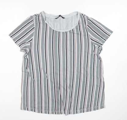 Vero Moda Women's Striped T-Shirt, M, Multicoloured