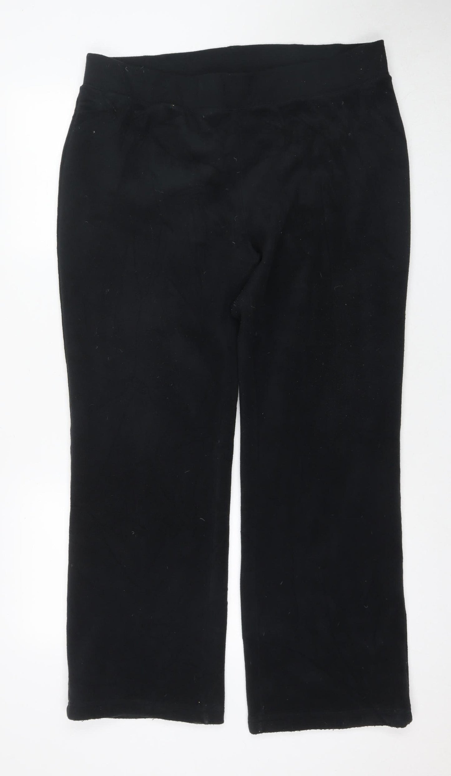 Lands' End Men's Black XL Joggers, Regular Fit