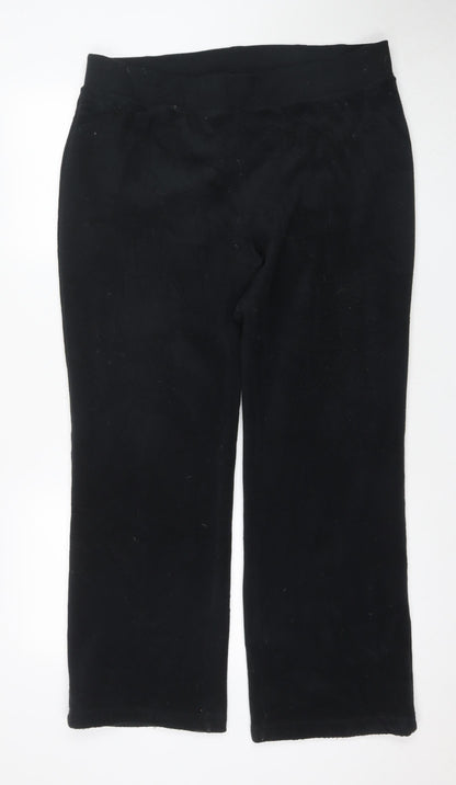Lands' End Men's Black XL Joggers, Regular Fit