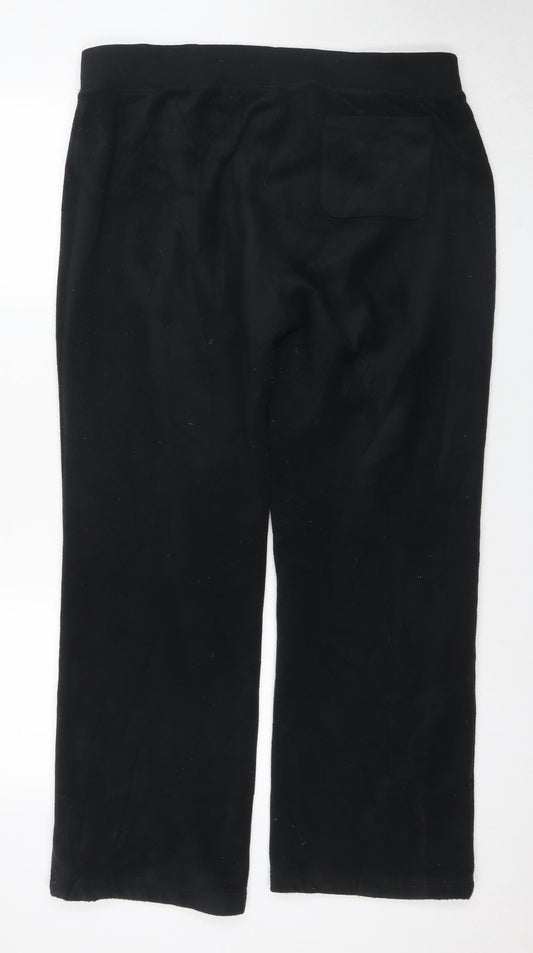 Lands' End Men's Black XL Joggers, Regular Fit