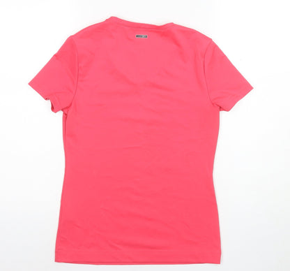 Womens UK Size 12 PUMA Pink Basic T-Shirt