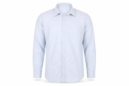 Marks and Spencer Men’s Blue Regular Fit Long Sleeve Shirt