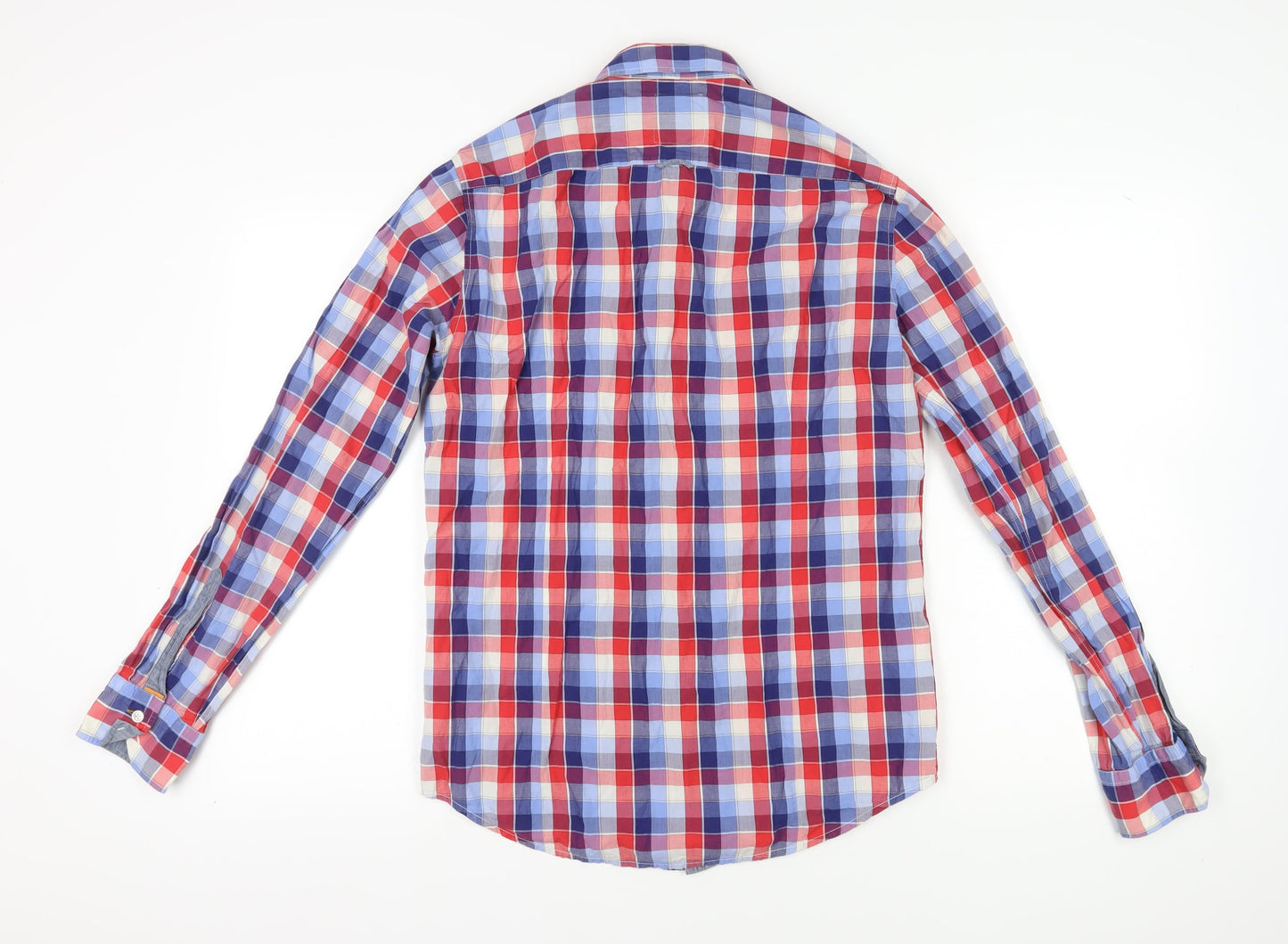 Boss Orange Men's Multicoloured Plaid Shirt M