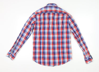 Boss Orange Men's Multicoloured Plaid Shirt M