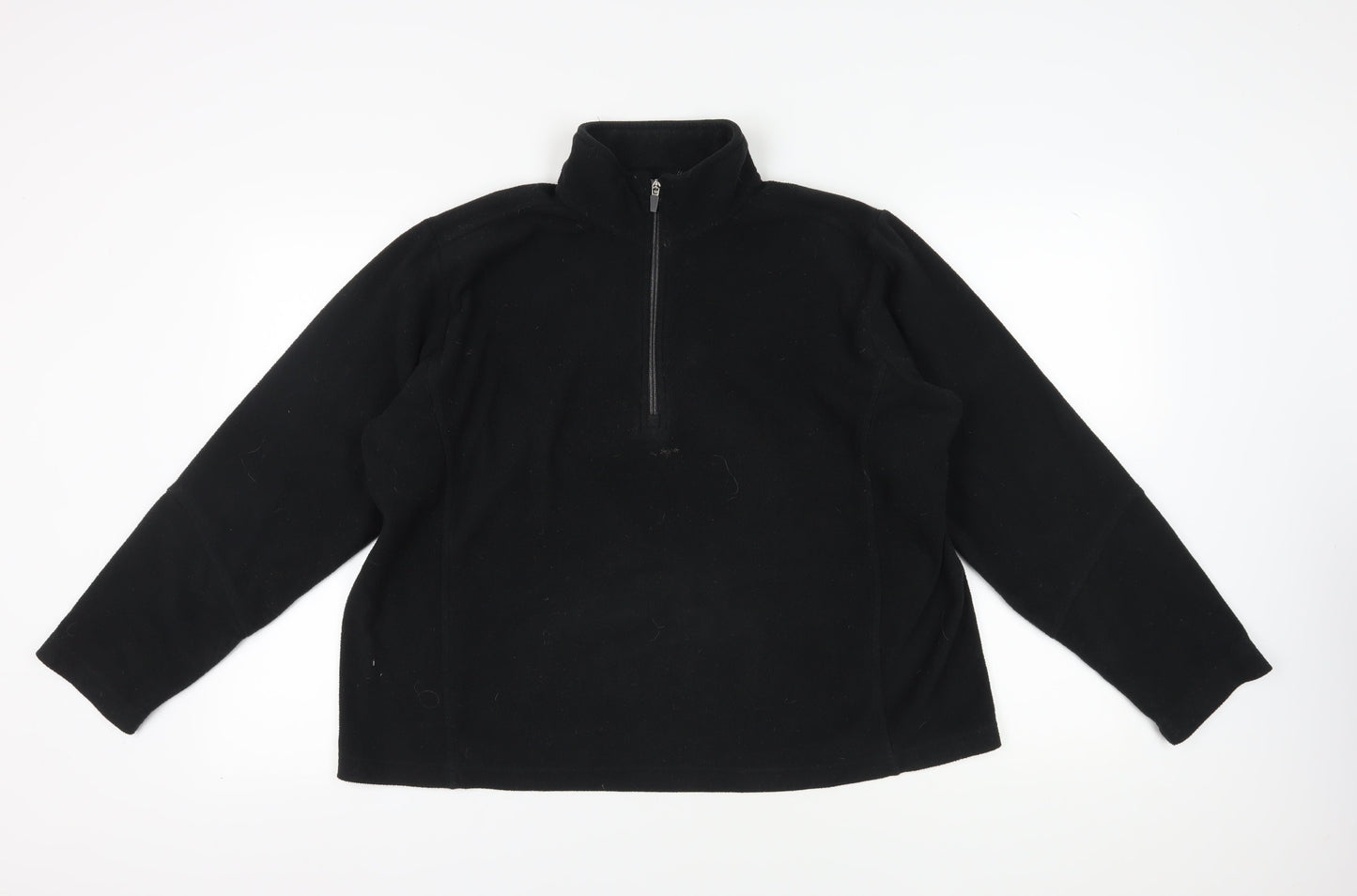 Mens UK Size L Lands' End Black Pullover Sweatshirt