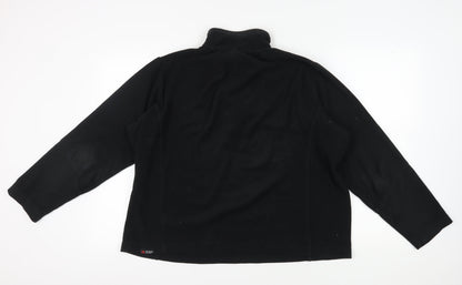 Mens UK Size L Lands' End Black Pullover Sweatshirt