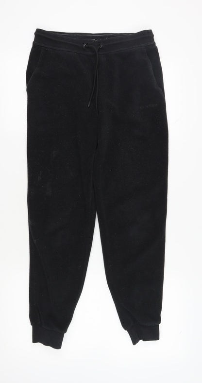 Mens UK Size S Calvin Klein Regular Fit Jogger Black Trousers