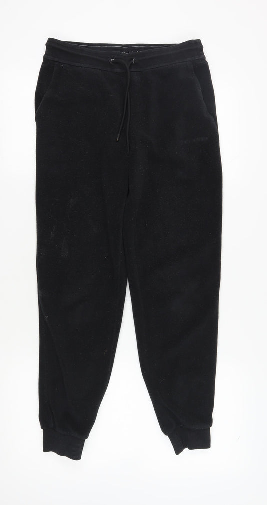 Mens UK Size S Calvin Klein Regular Fit Jogger Black Trousers