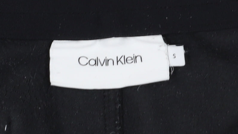 Mens UK Size S Calvin Klein Regular Fit Jogger Black Trousers