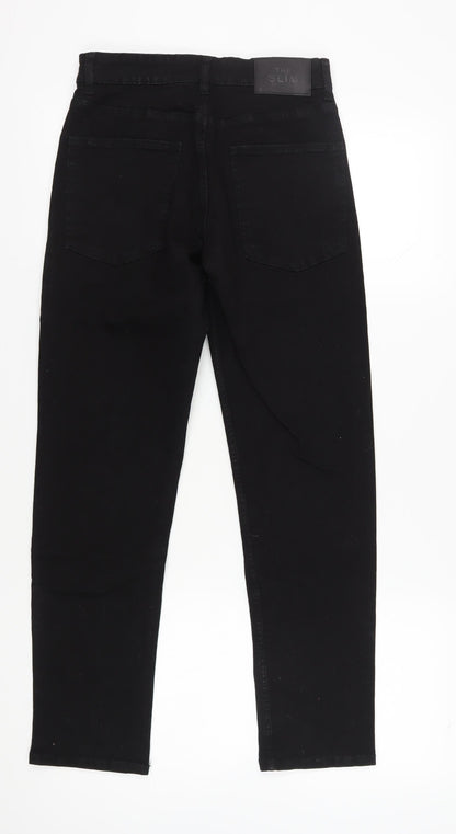 Bershka Women's Black Slim Jeans Size 10