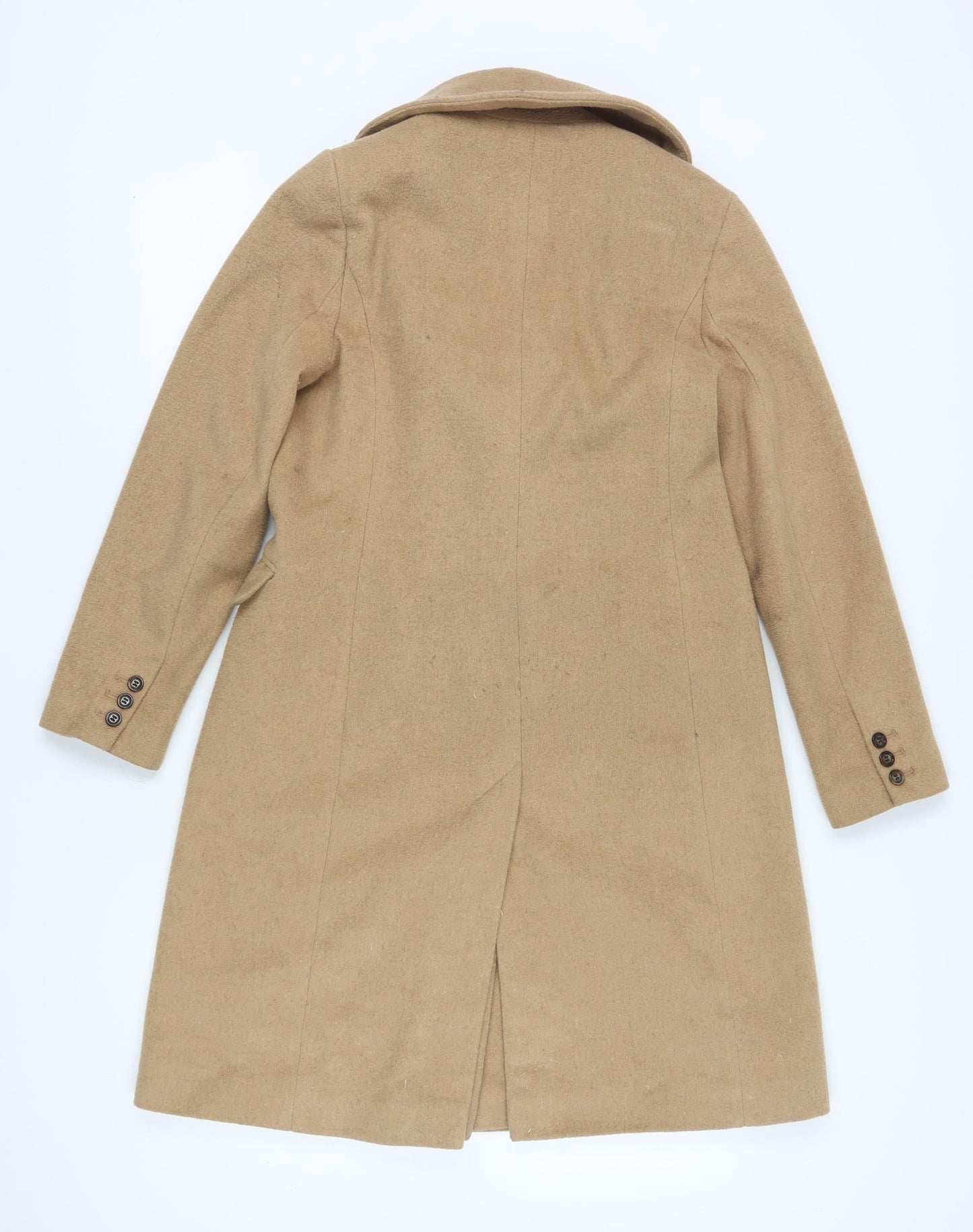 Womens UK Size 10 Monsoon Beige Overcoat