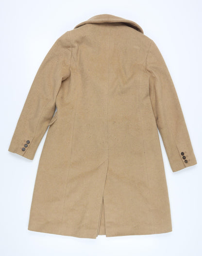Womens UK Size 10 Monsoon Beige Overcoat