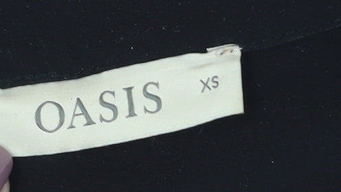 Oasis Women's Black Floral Shift Dress XS