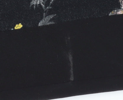 Oasis Women's Black Floral Shift Dress XS