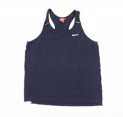 Slazenger Men's Blue Medium Athletic Tank Top