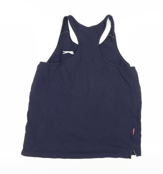 Slazenger Men's Blue Medium Athletic Tank Top