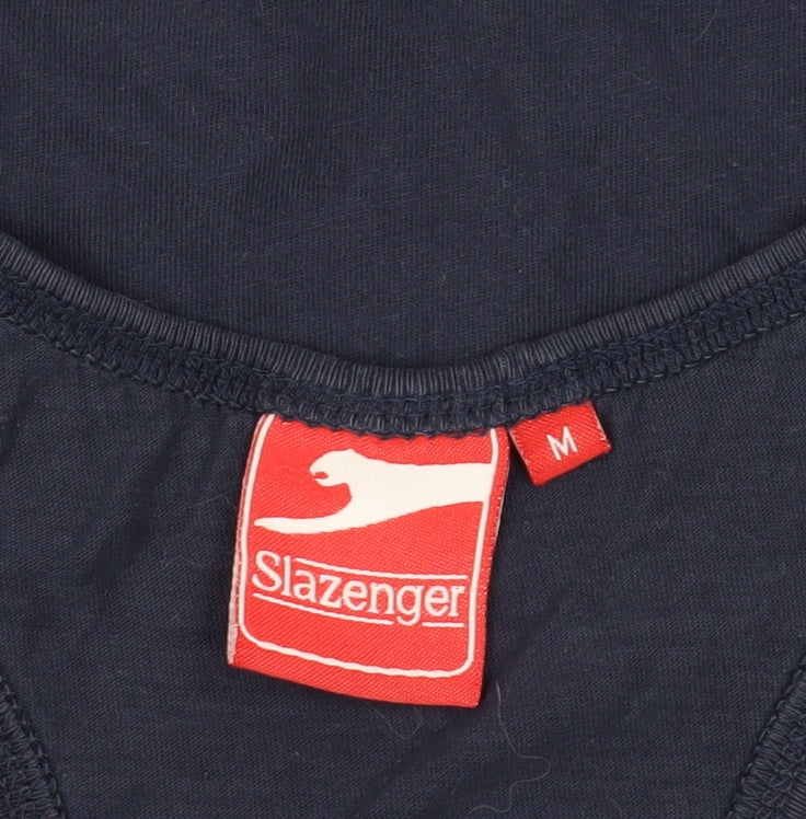 Slazenger Men's Blue Medium Athletic Tank Top